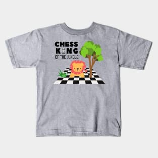 Chess king with lion for kids Kids T-Shirt